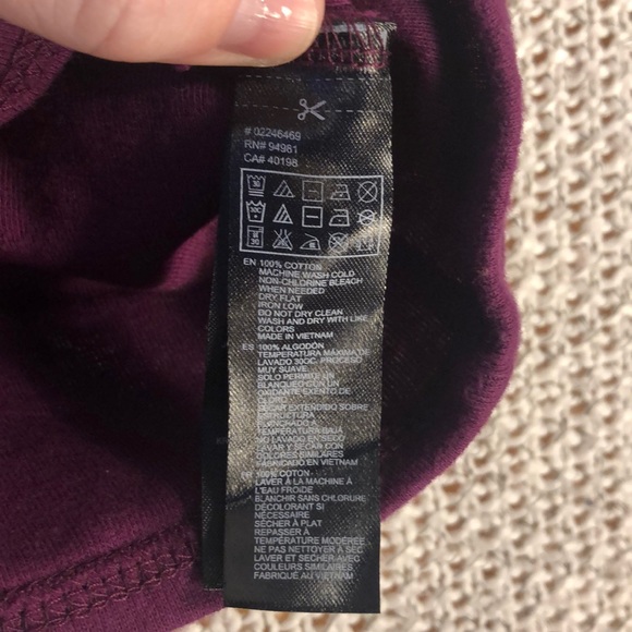 Forever 21 Dark Purple Crop Top (s) - Picture 3 of 4